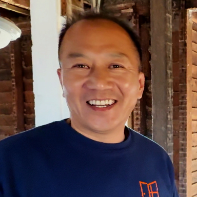 Wei’s W&D LLC owner Ren Wei on job site in Maryland