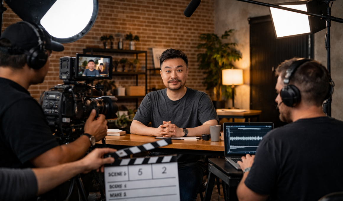 visual marketing agency video production behind the scenes