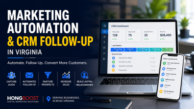 Marketing Automation and CRM dashboard for automated lead follow-up and customer management in Virginia