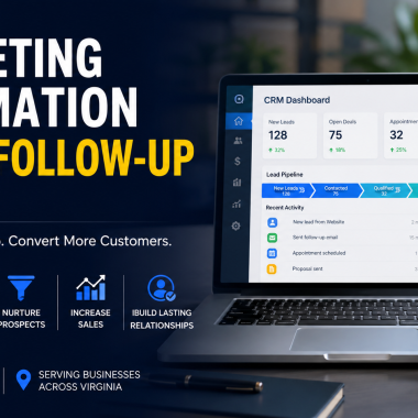 Marketing Automation and CRM dashboard for automated lead follow-up and customer management in Virginia