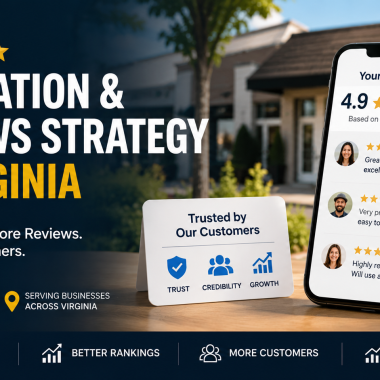 Reputation management and Google Reviews strategy helping Virginia businesses build trust and attract more local customers.