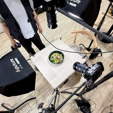 Behind the scenes of professional restaurant video production by HONG Boost