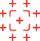 HONG 品牌标志，红色十字与转角构成“H”